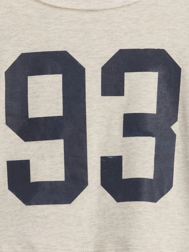 オーバーサイズ ワイドネック Tシャツ (キッズ)-3