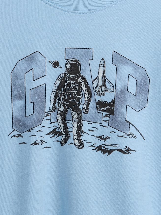リラックスフィット GAPロゴTシャツ (キッズ)-2