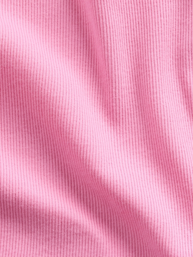 リブ スクープネック タンクトップ (キッズ)-3