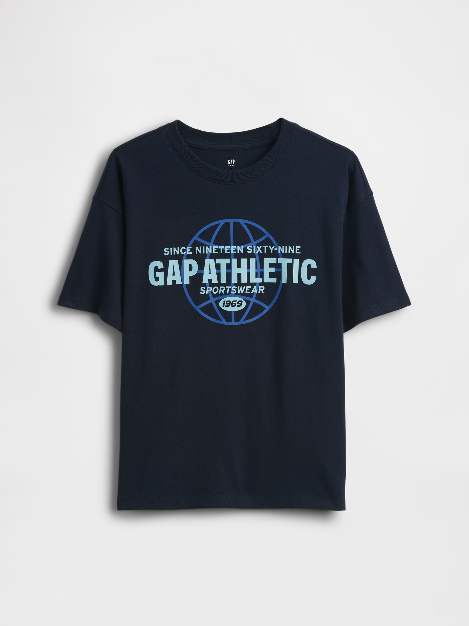リラックスフィット GAPロゴTシャツ (キッズ)-0