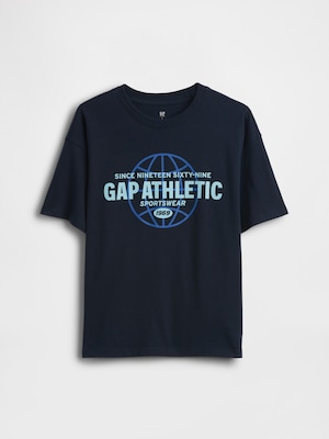 リラックスフィット GAPロゴTシャツ (キッズ)