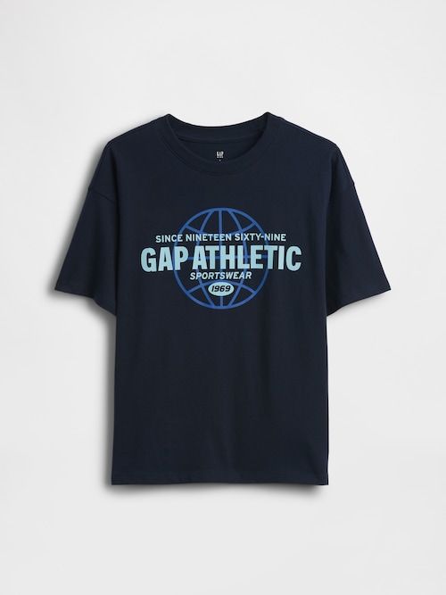リラックスフィット GAPロゴTシャツ (キッズ)