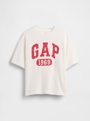 フレンチテリーリラックス GAPロゴTシャツ (キッズ)