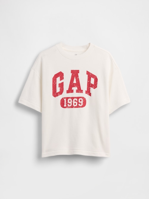 フレンチテリーリラックス GAPロゴTシャツ (キッズ)