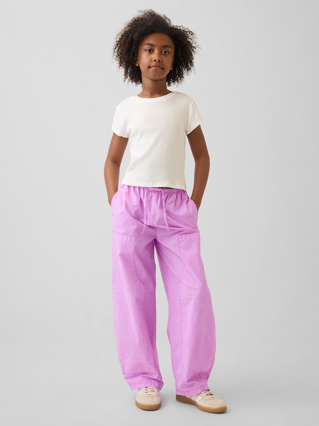 リラックスフィット イージーウエスト パンツ (キッズ)-0