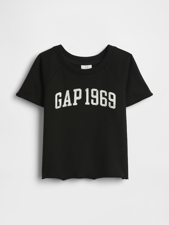 babyGap フレンチテリー 半袖 スウェットシャツ-0