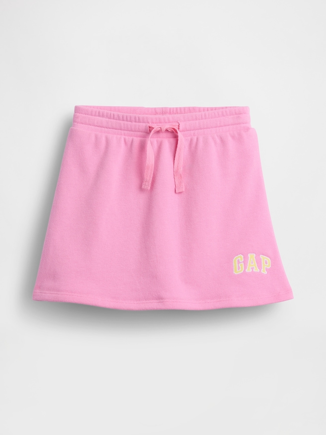 babyGap GAPロゴ プルオン フレンチテリー ミニスカート・スコート-0