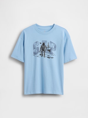 リラックスフィット GAPロゴTシャツ (キッズ)