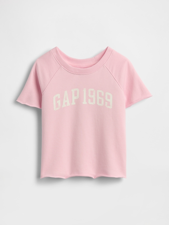babyGap フレンチテリー 半袖 スウェットシャツ-0