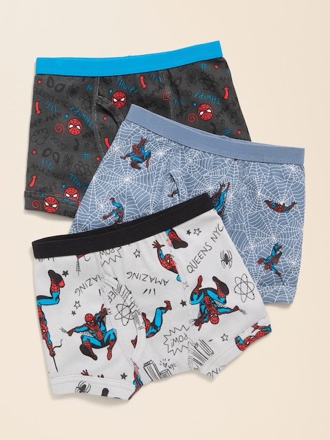 Old Navy x Marvel Spider-Man Boxer-Briefs Underwear 3-Pack for Toddler Boys - Spider