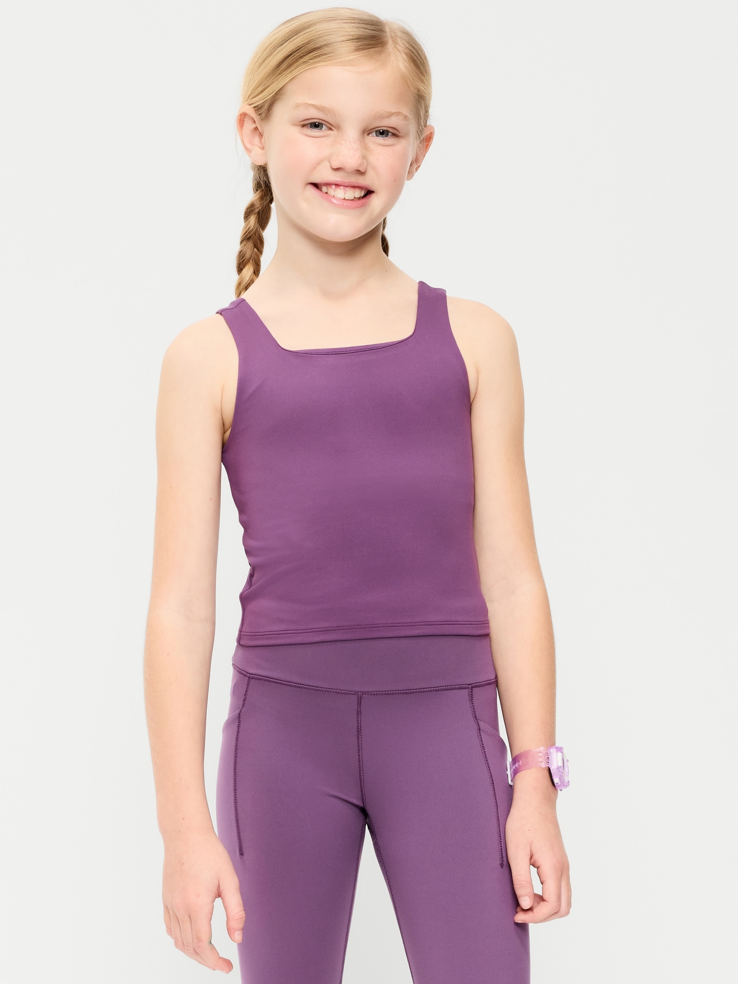 StudioSmooth Longline Sports Bra for Girls
