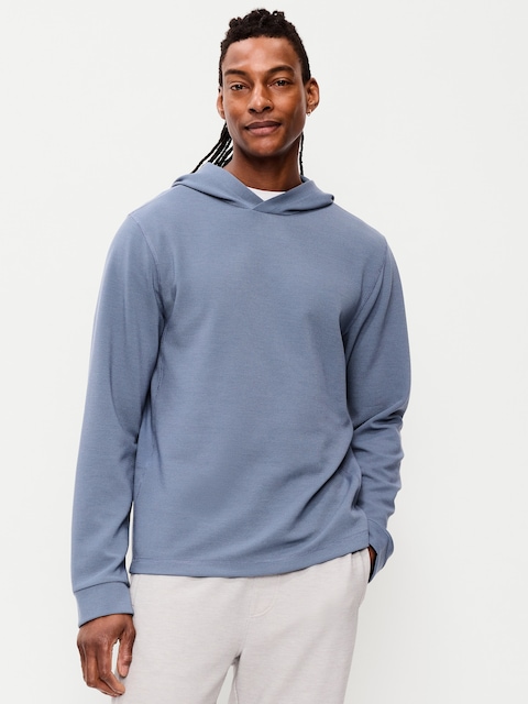 Recharge Knit Waffle Pullover Hoodie