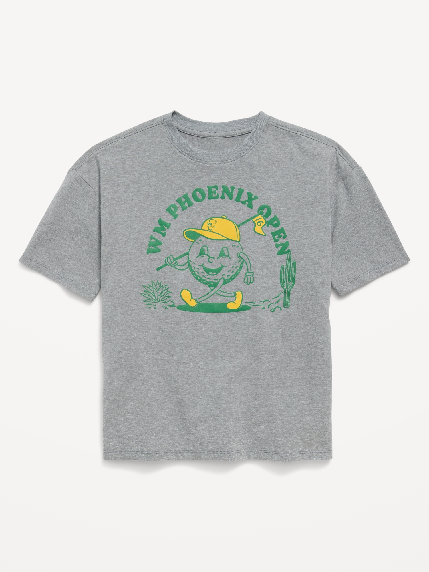 PGA TOUR™ Oversized Gender-Neutral Graphic T-Shirt for Kids - Faux