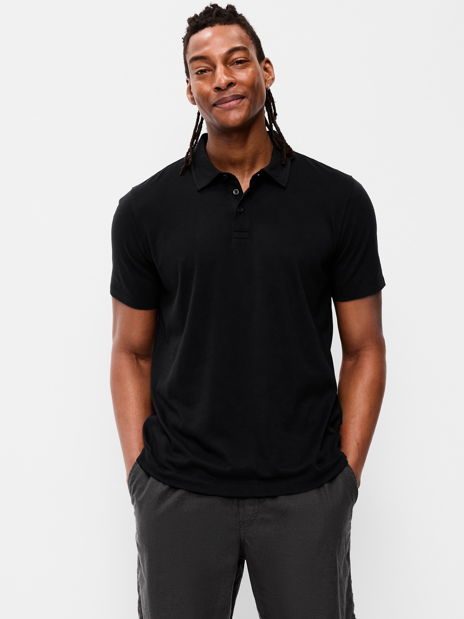 POLO EN JERSEY COUPE CLASSIQUE
