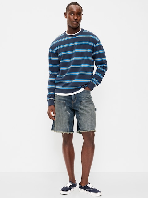 Baggy Carpenter Jean Shorts-- 10-inch inseam