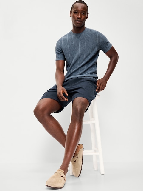 T-SHIRT EN TRICOT DÉCONTRACTÉ