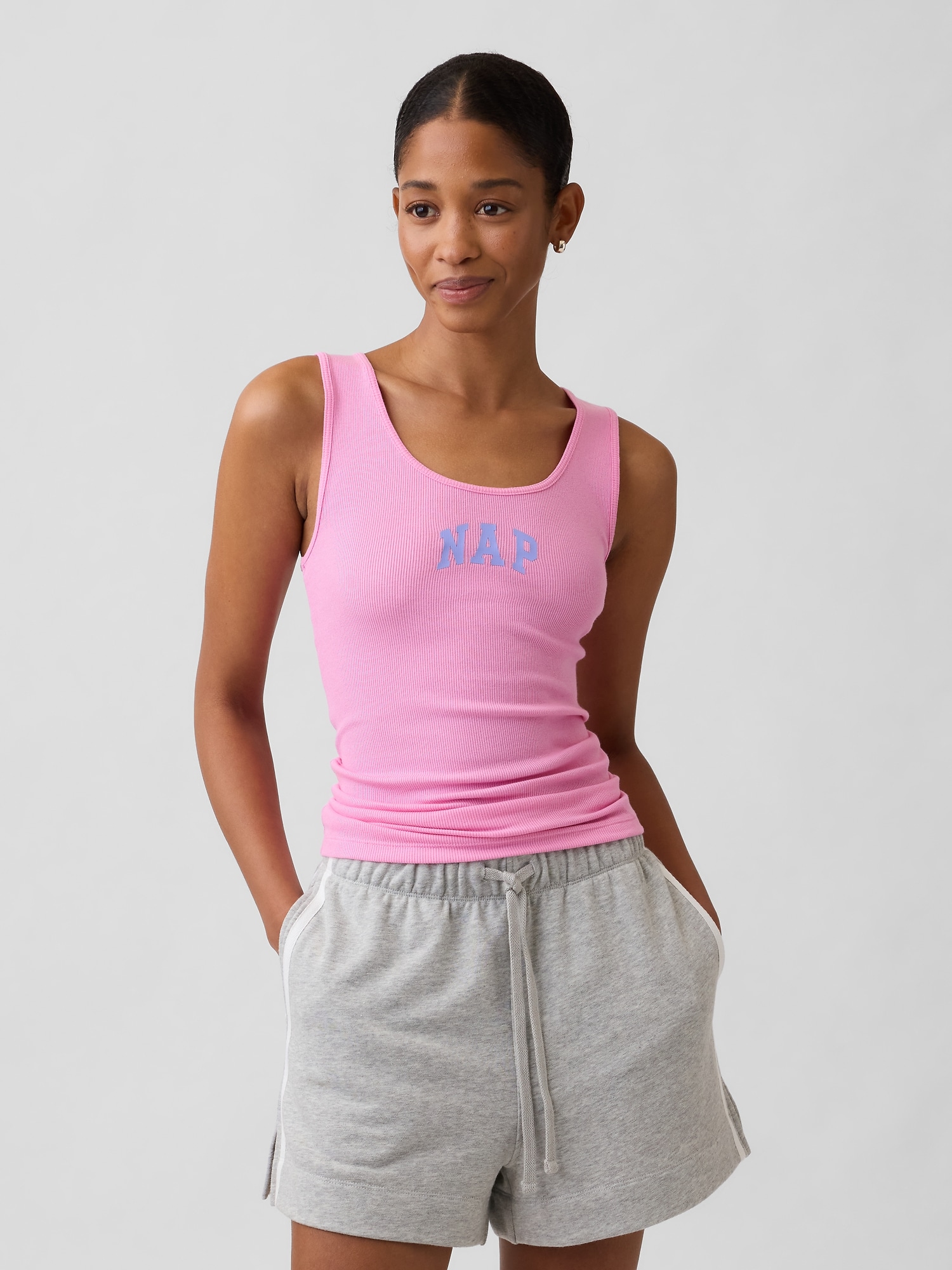 Gap Logo Ribbed Tank Top
