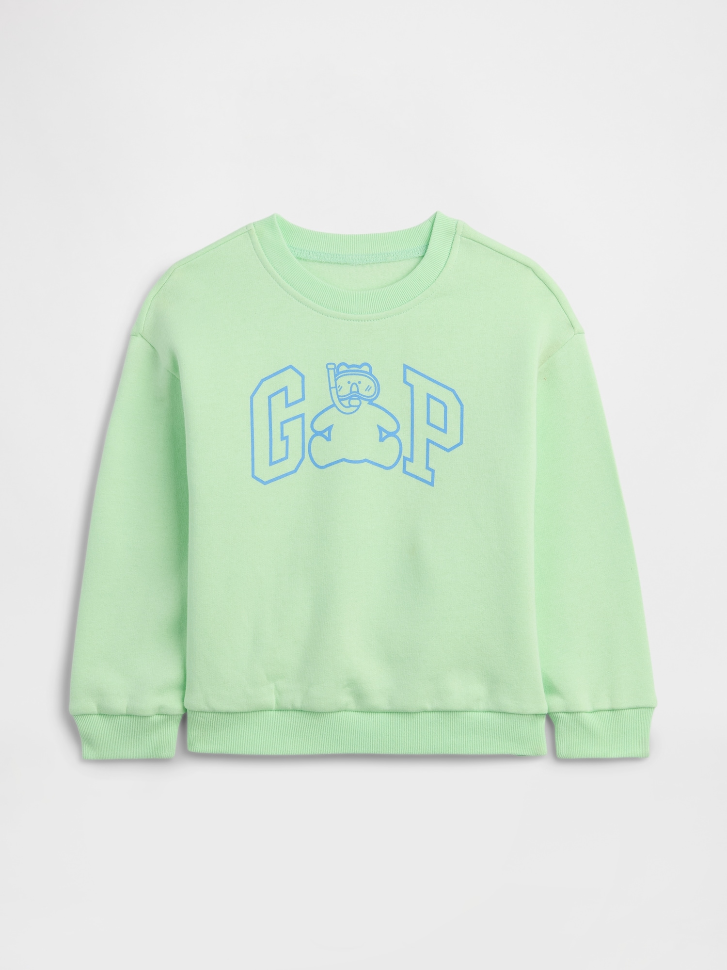 babyGap Logo Relaxed Crewneck Sweatshirt