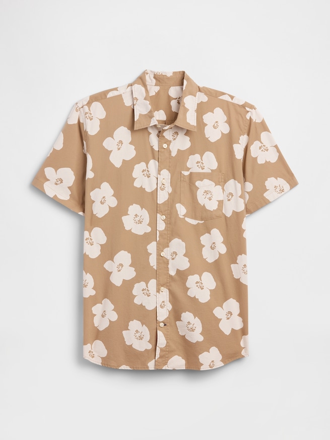 スタンダードフィット ストレッチ ポプリンシャツ-2