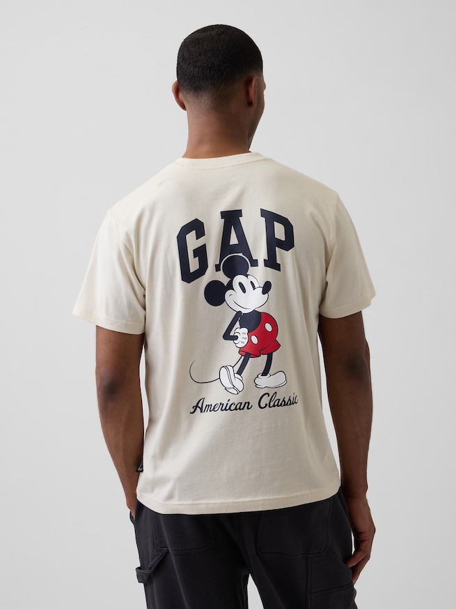 Gap &times; ディズニー エブリディ ソフト リラックスフィット GAPロゴTシャツ-2
