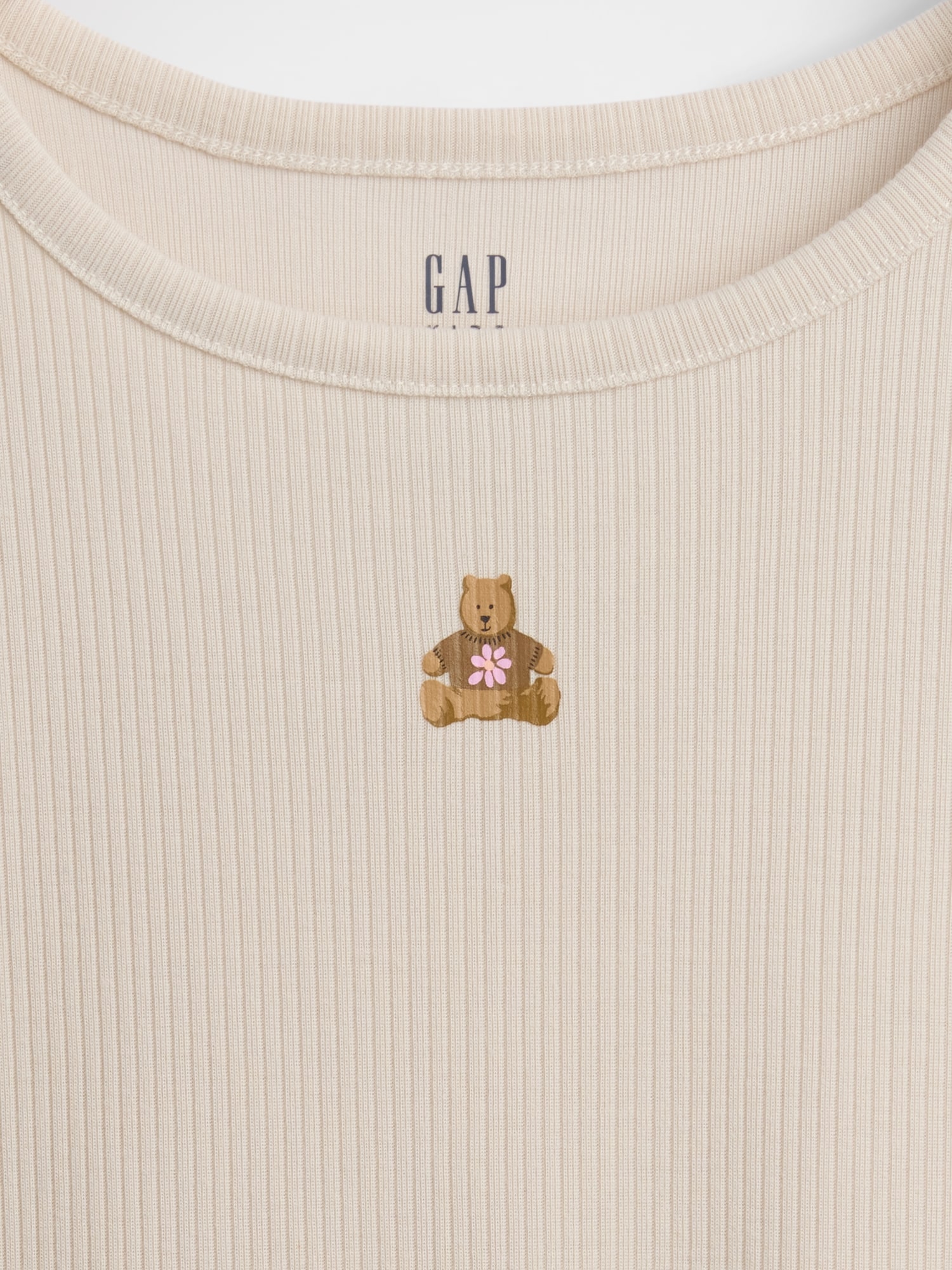 リサイクル リブ ブラナンベア ショートパンツパジャマセット (キッズ)-3