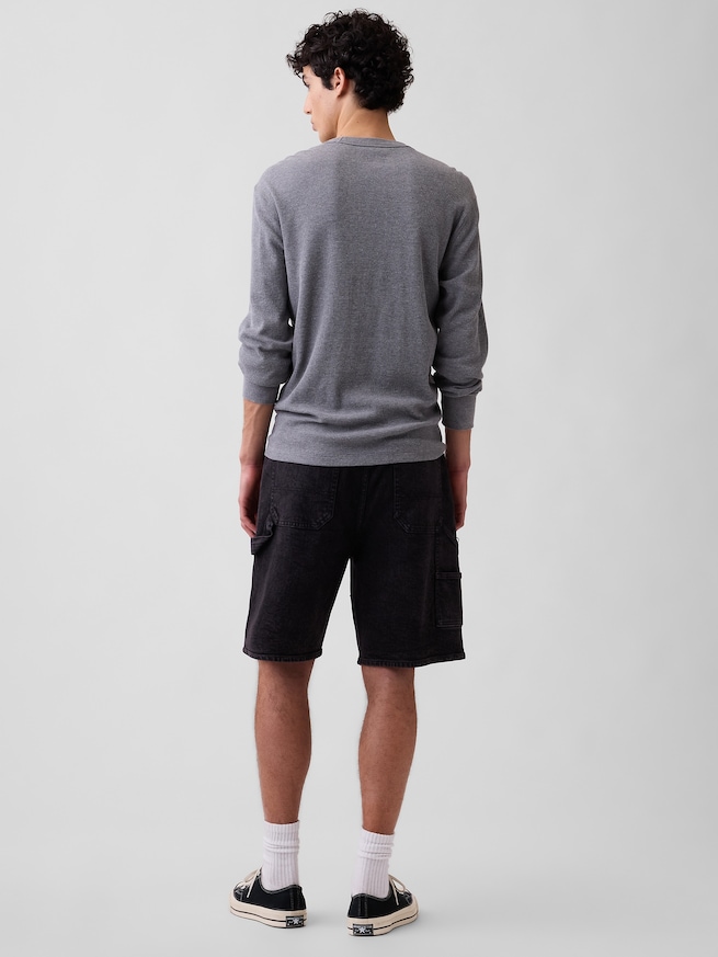 9インチ デニム カーペンター ショートパンツ-1