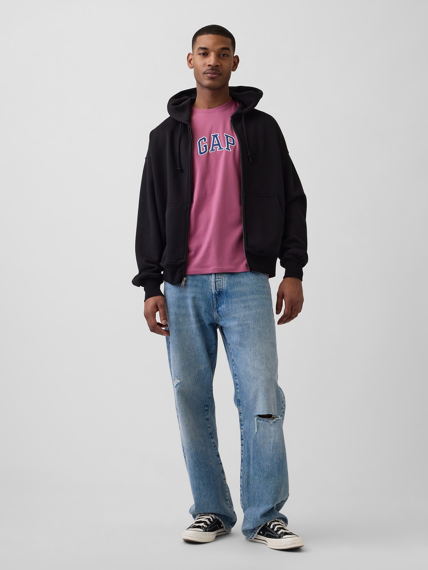 GAPアーチロゴTシャツ-1