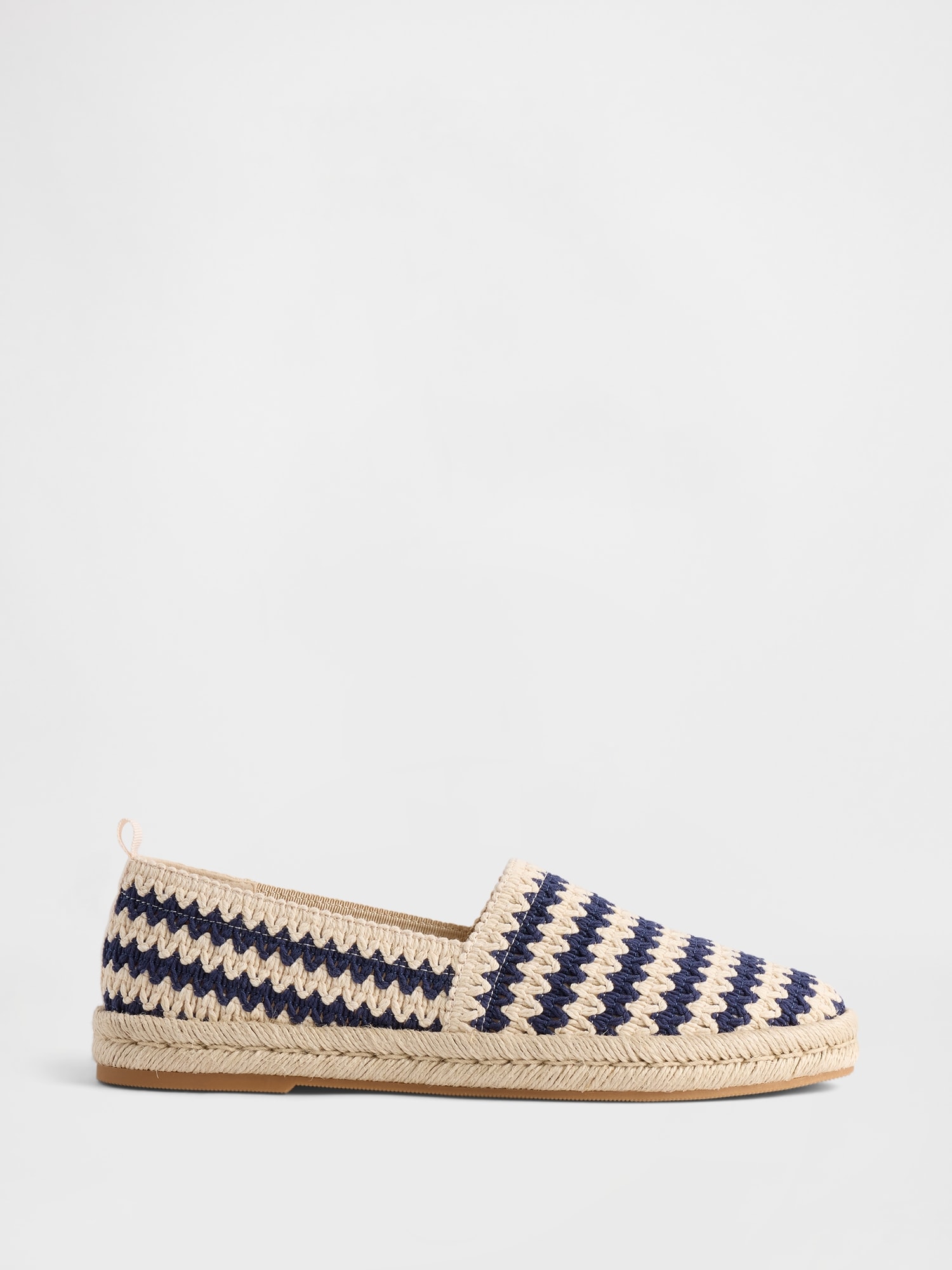 Crochet Espadrille Flats