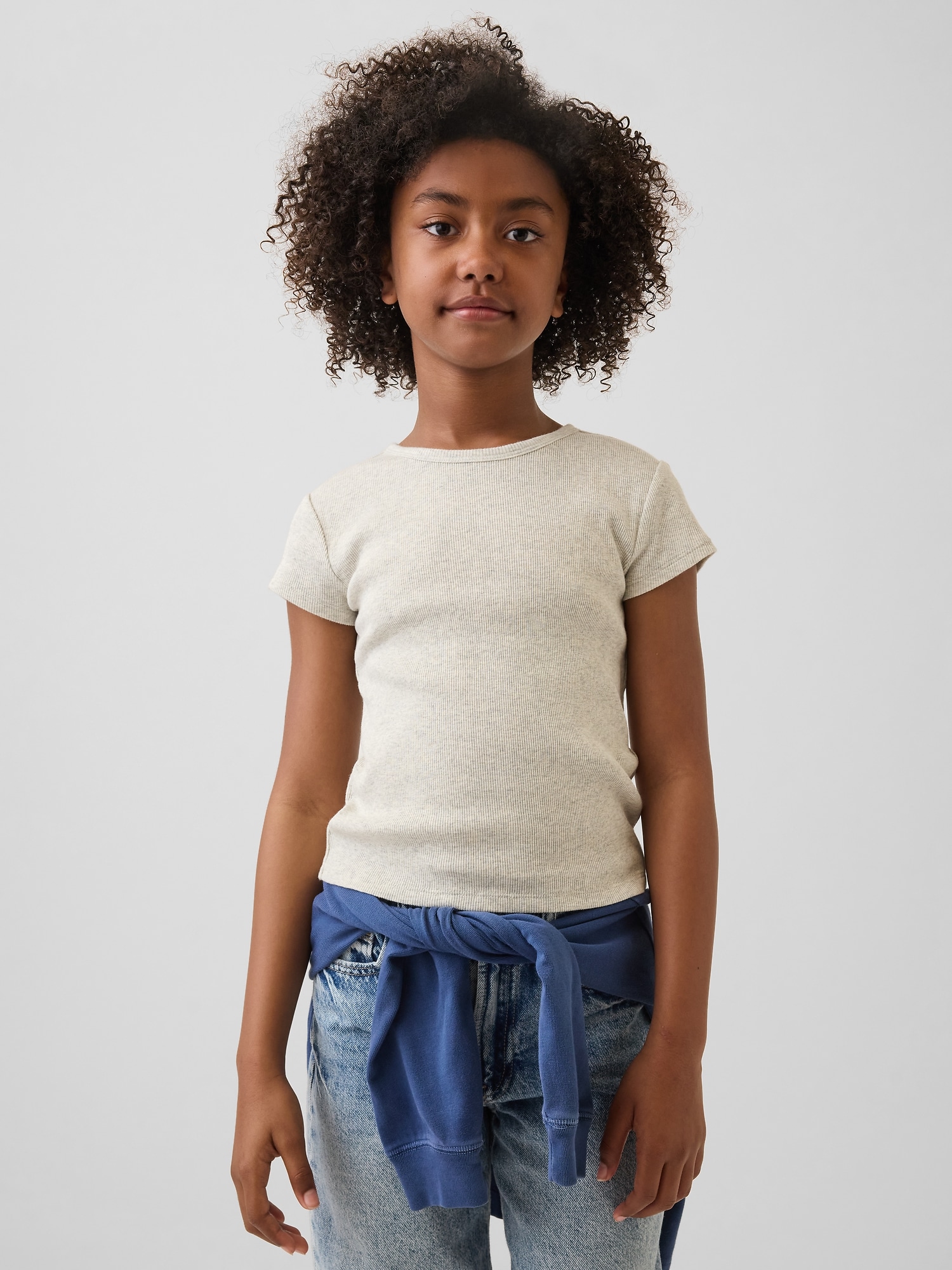 T-SHIRT CÔTELÉ POUR ENFANT