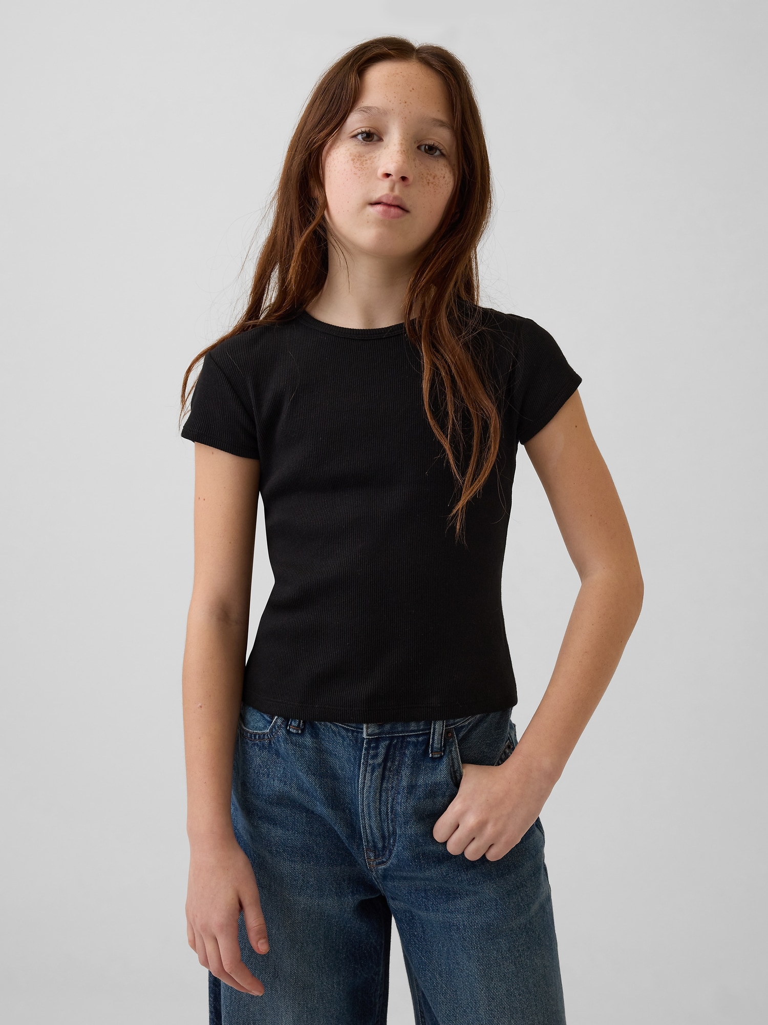 T-SHIRT CÔTELÉ POUR ENFANT