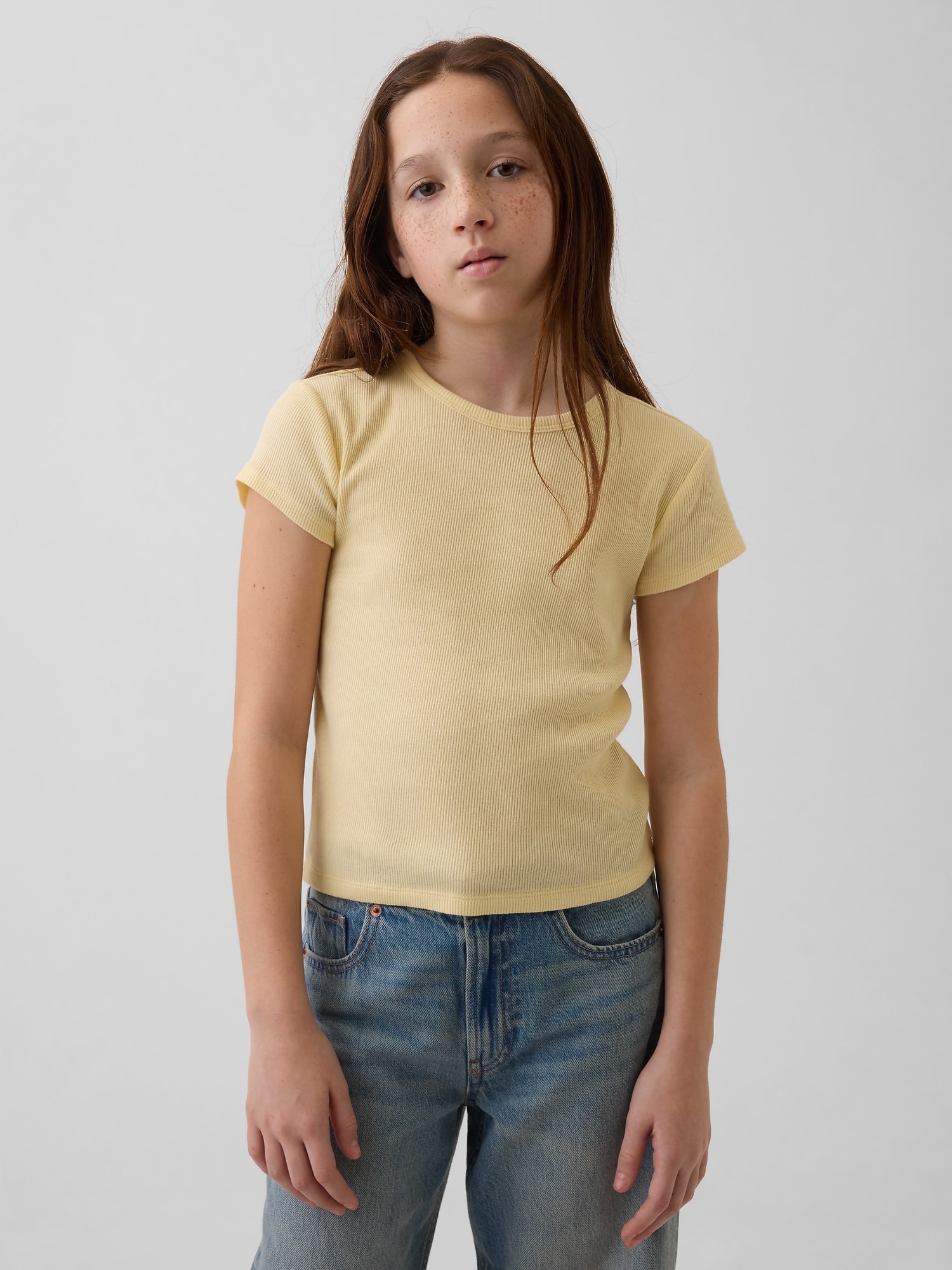 T-SHIRT CÔTELÉ POUR ENFANT