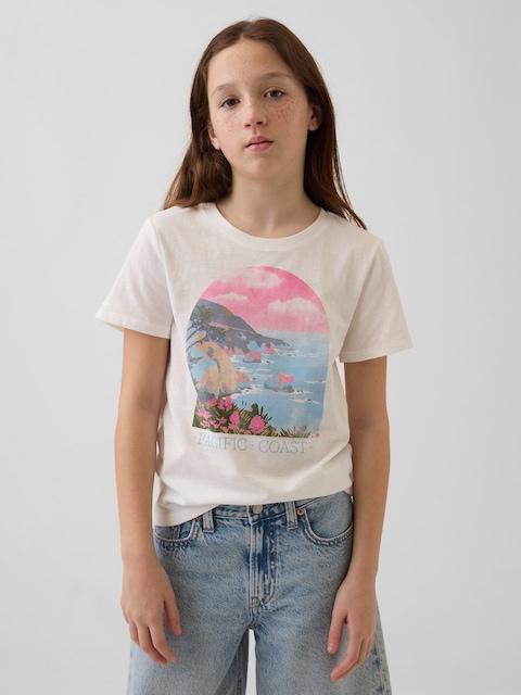 T-SHIRT DÉCONTRACTÉ À IMPRIMÉ POUR ENFANT