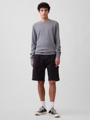 9インチ デニム カーペンター ショートパンツ