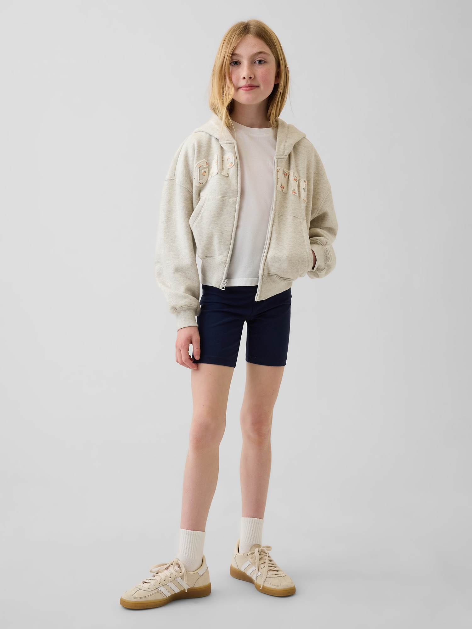 Kids Foldover Bike Shorts