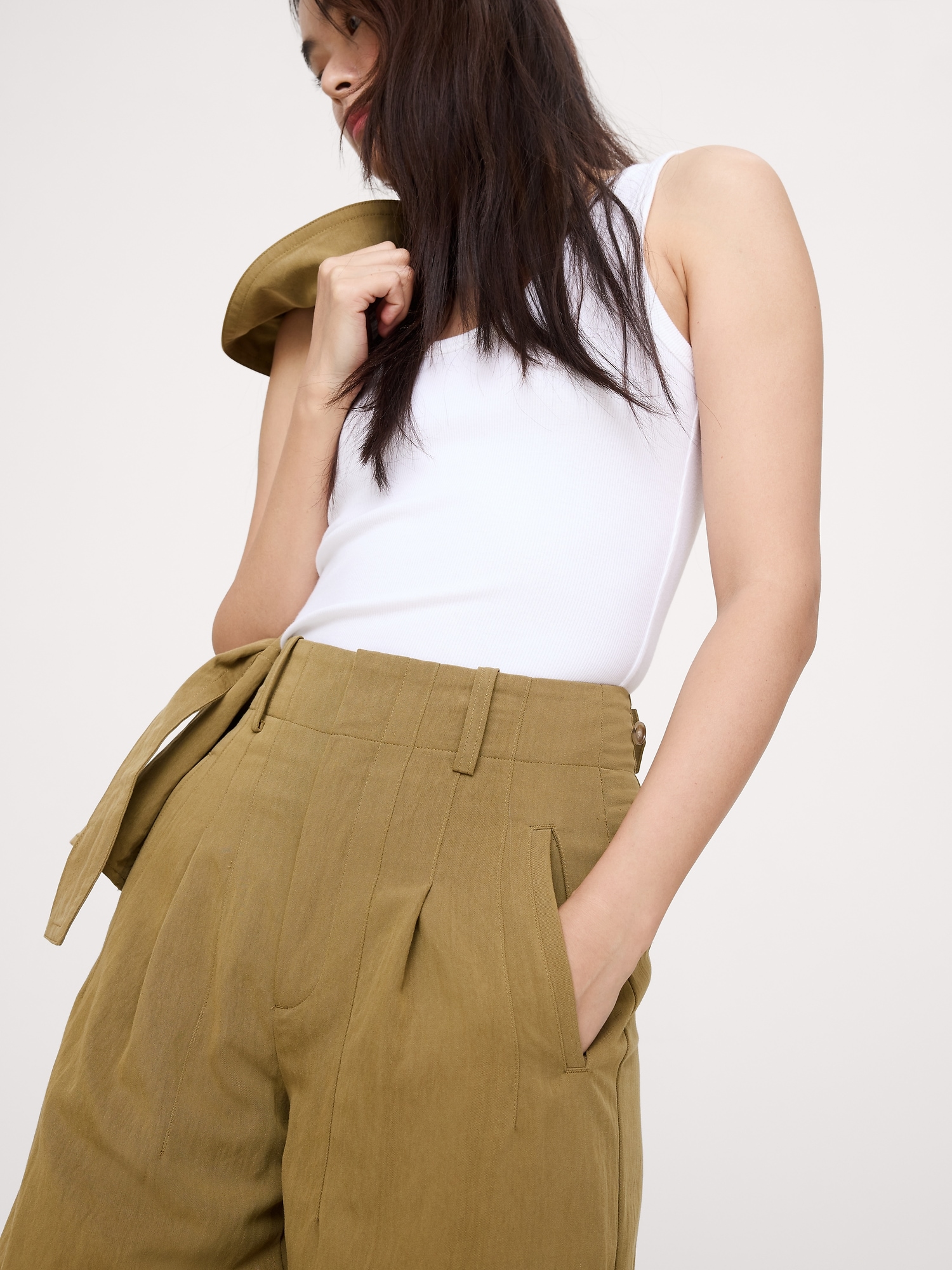 ヘリテージ ワイドレッグ ユーティリティ パンツ-3