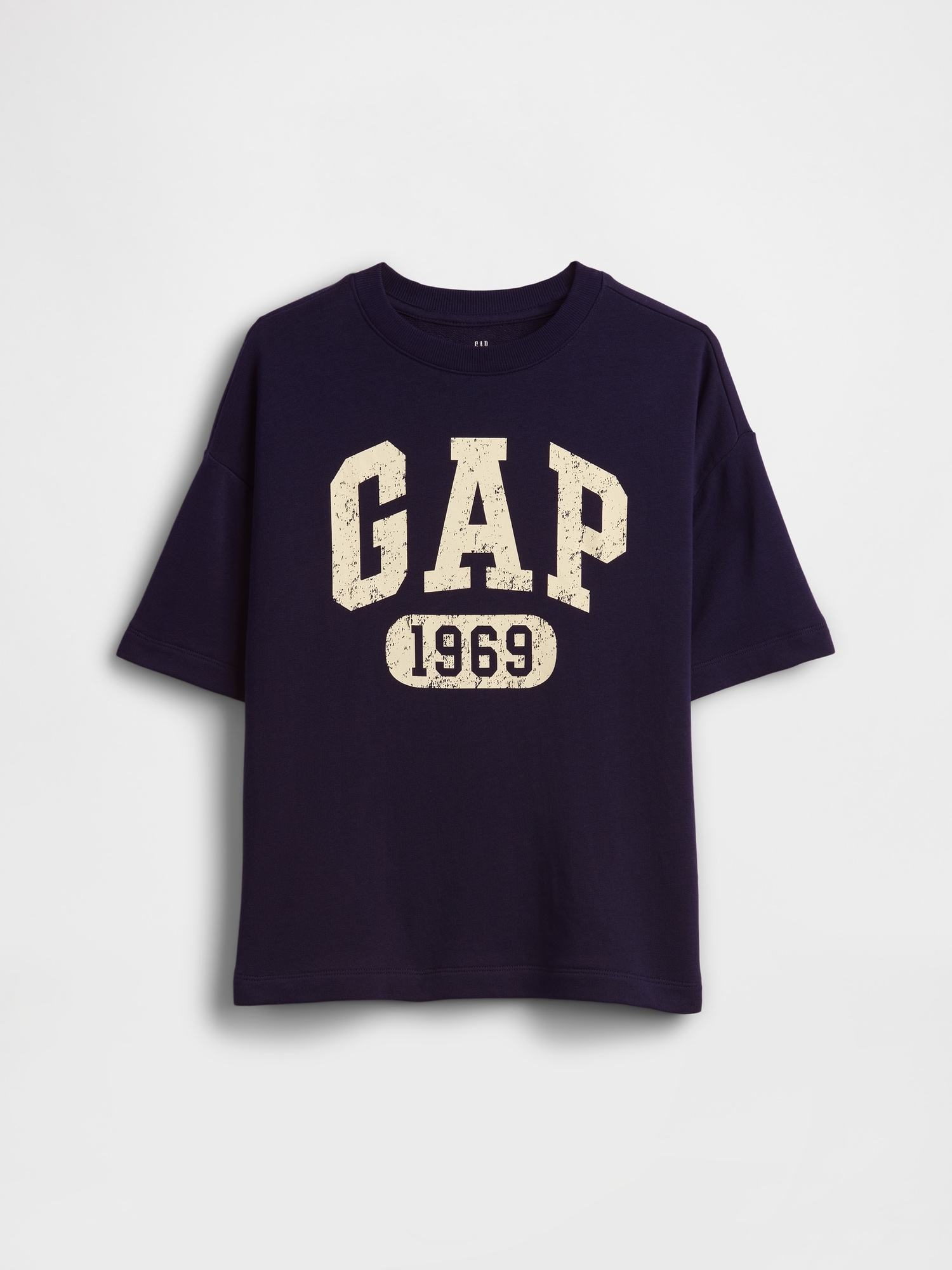 フレンチテリーリラックス GAPロゴTシャツ (キッズ)-0