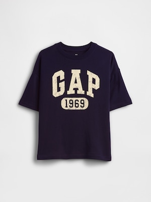 フレンチテリーリラックス GAPロゴTシャツ (キッズ)