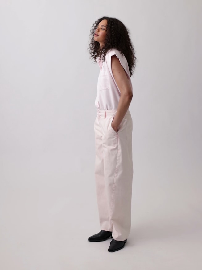 Gap &times; HFR ローライズ ピンク バギー バレルデニム by Nicole Benefield Portfolio-9