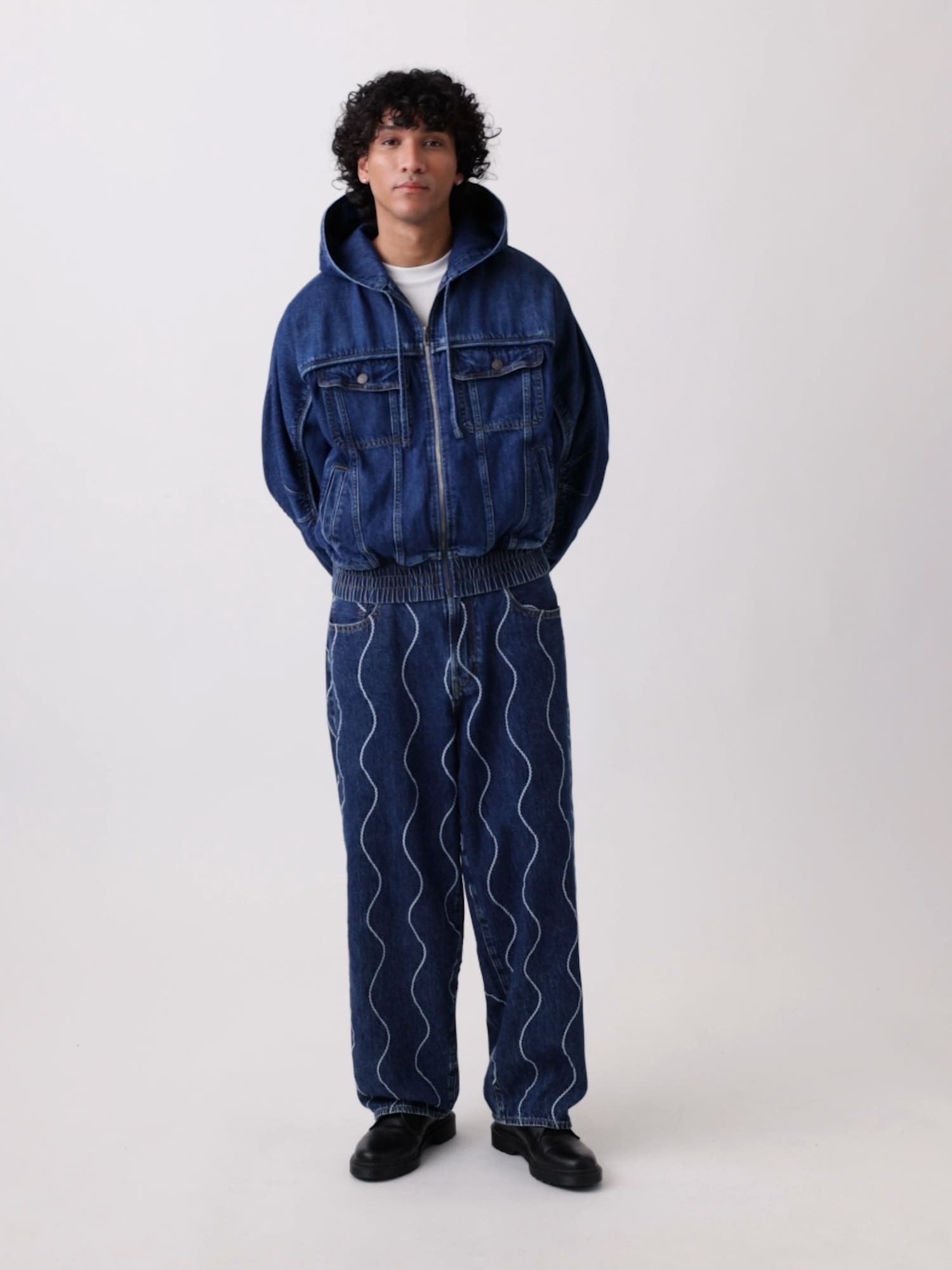 Gap公式オンラインストア | Gap × HFR デニム ジップアップパーカー by