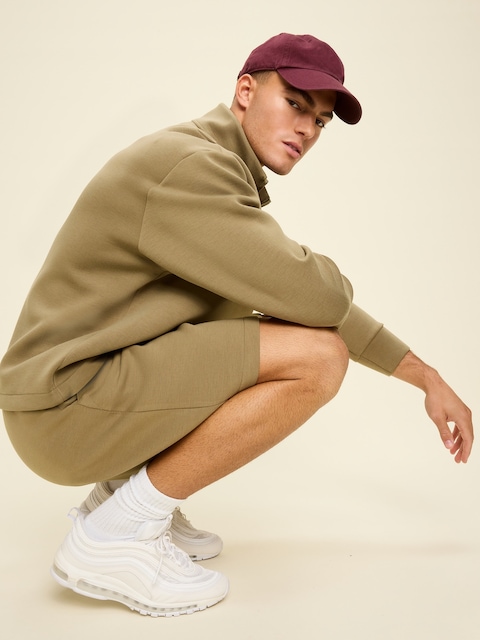 Bounce Fleece Baggy Shorts -- 8-inch inseam