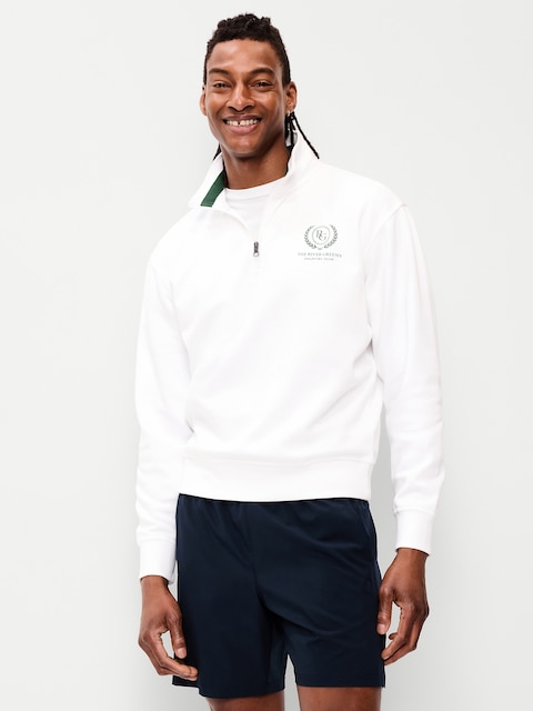 Rotation Fleece Graphic Quarter Zip