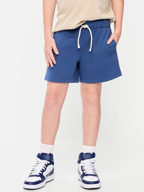 Above Knee Fleece Jogger Shorts for Boys