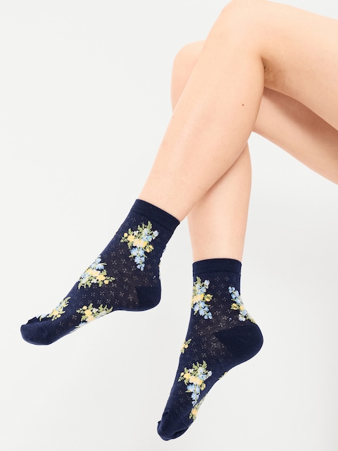 Floral Crew Socks 2-Pack for Women
