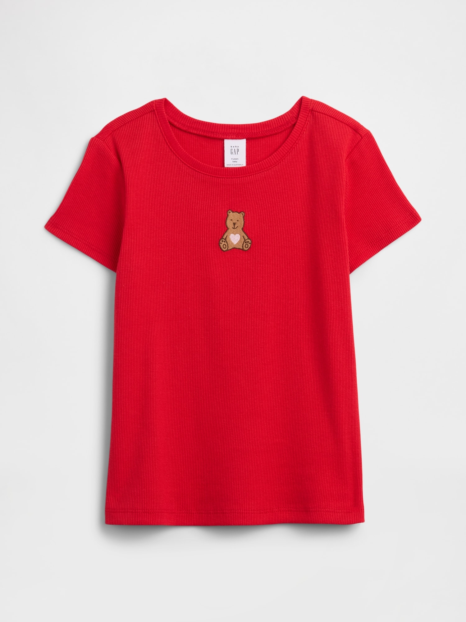 babyGap Ribbed Crewneck T-Shirt