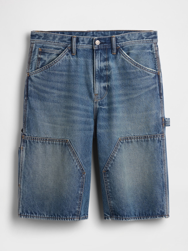 スーパーバギー デニムカーペンター ショートパンツ-4