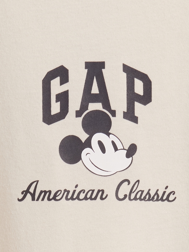 Gap &times; ディズニー エブリディ ソフト リラックスフィット GAPロゴTシャツ-3