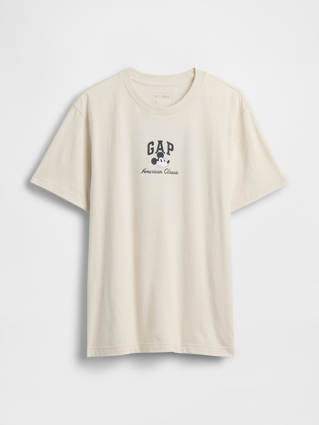 Gap &times; ディズニー エブリディ ソフト リラックスフィット GAPロゴTシャツ-4