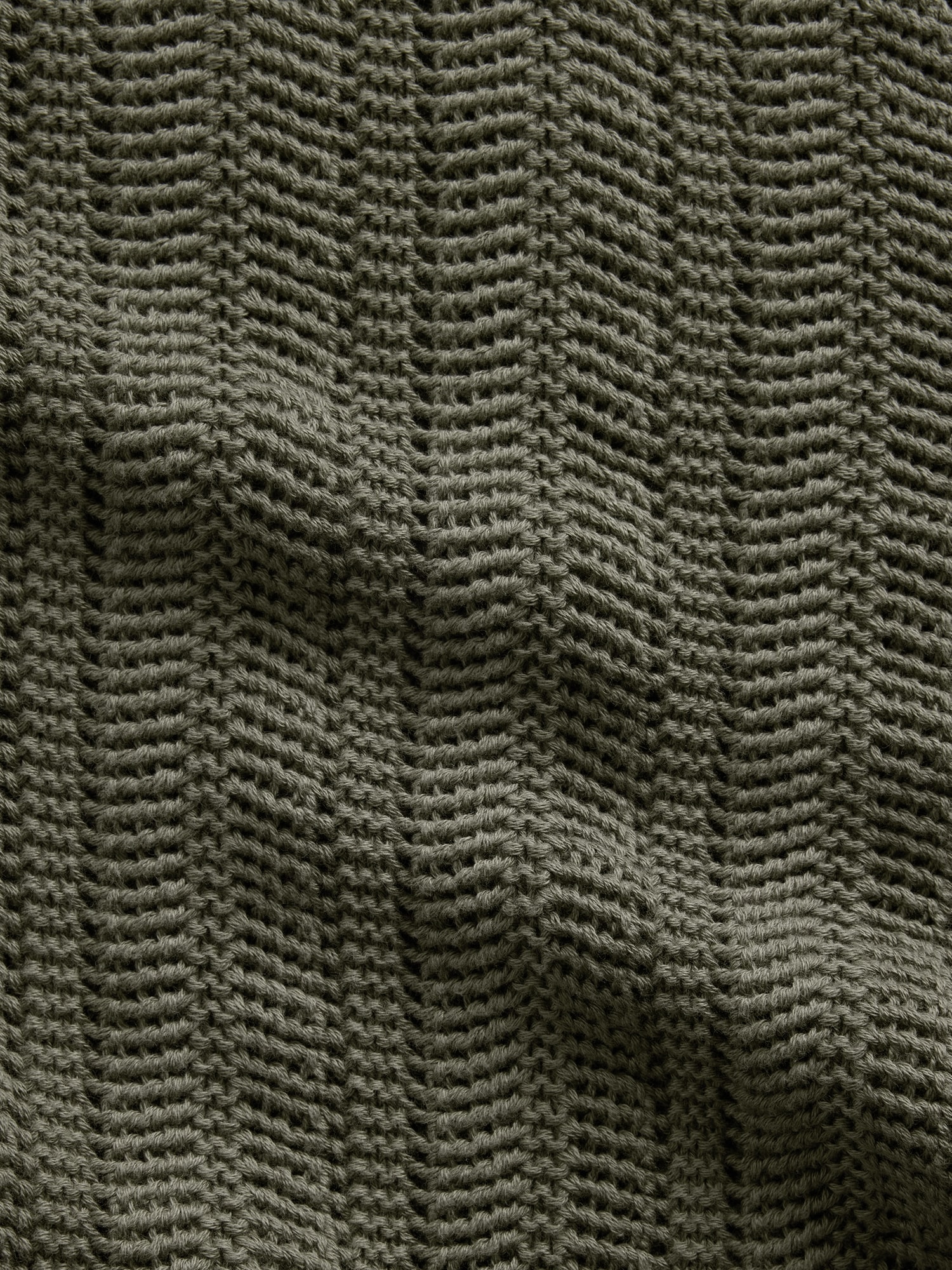 Herringbone Crochet Sweater Shirt