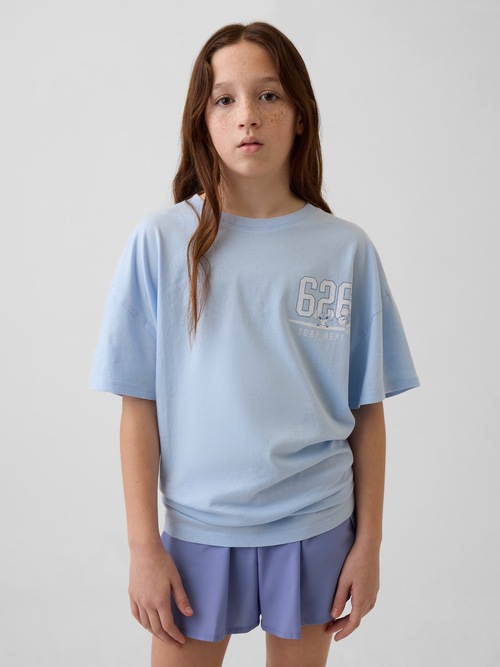 Gap &times; ディズニー オーバーサイズ チュニックTシャツ (キッズ)