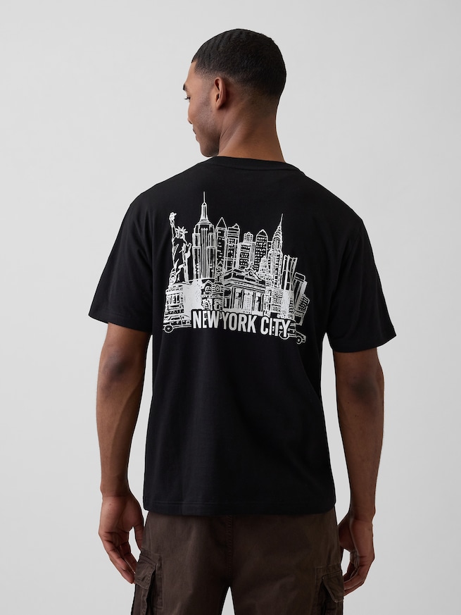 エブリディ ソフト リラックスフィット グラフィックTシャツ-2